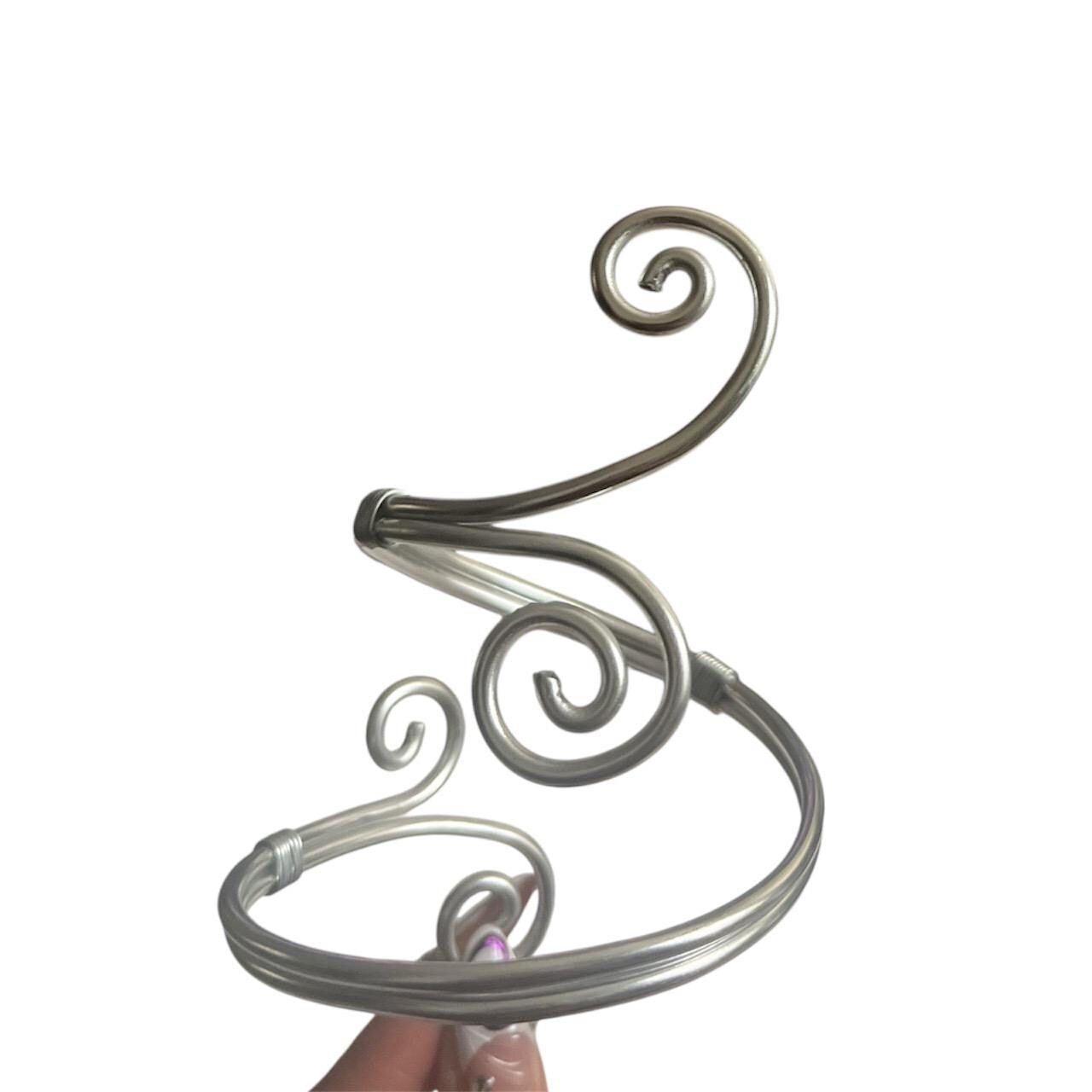 Whimsical Silver Forerm Cuff/ Bangle